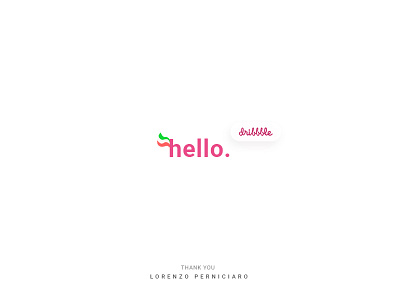 Hello Dribbble debut first hello shot