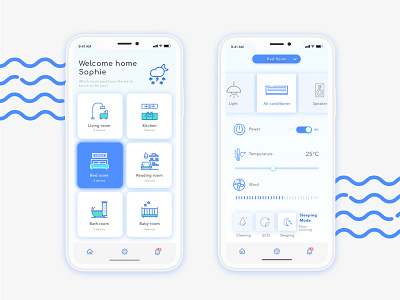 #30days UI-03 Smart-home app iphone x ui ux