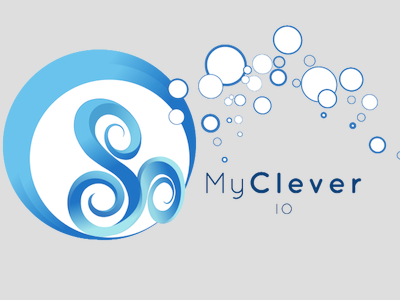 Logo MyClever IO branding logo ui