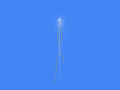 Upward circle design fly high lines shooting sketch soaring styleframe upward vector