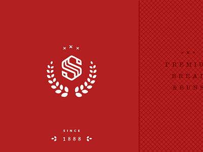 Savor Version 2 blackletter brand bread buns crafted logo logomark savor