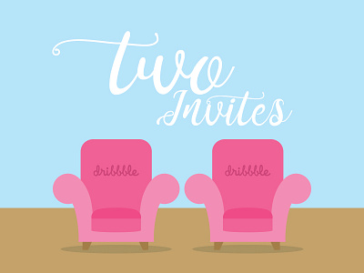 [ENDED] I have two Dribbble Invites dribbble invites giveaway invitation invites