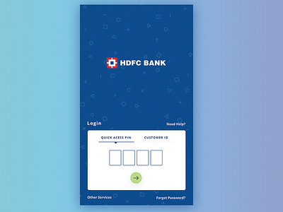 Hdfc mobile app Login Screen app hdfc login loginscreen mobile