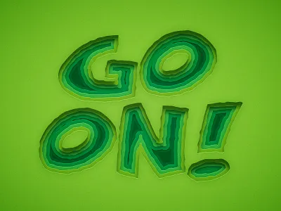 Layered Paper Art Text art illustrator layer paper text tutorial vector