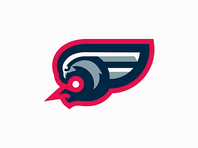 Falcon bird branding eagle falcon logo mark project sport