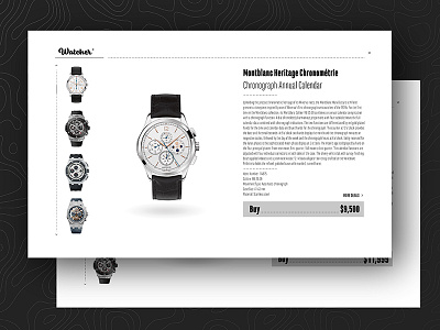 Daily UI #12 daily ui e commerce item logoflow online shop watch