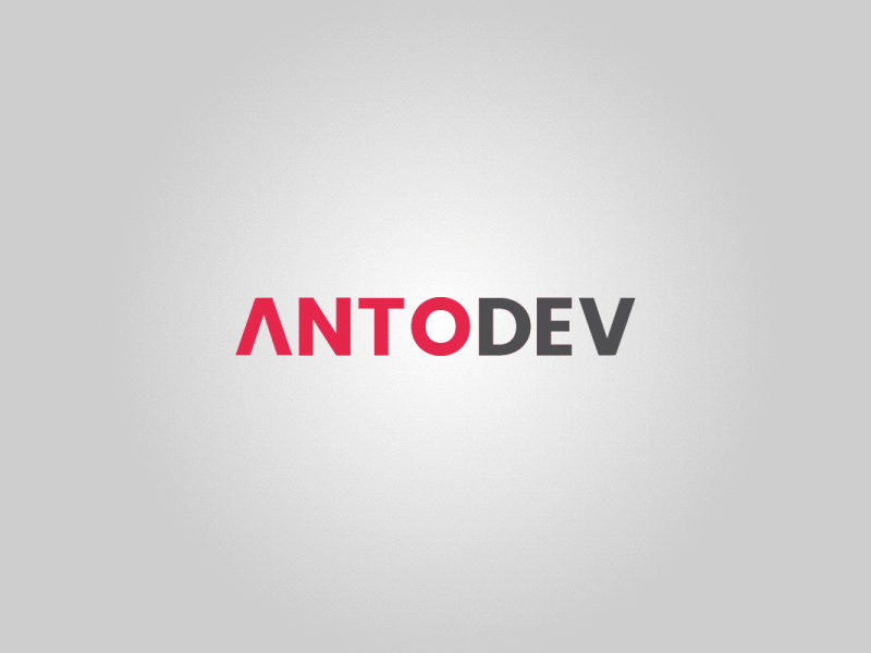 Web Developer Logo after effects animation gif logo type web