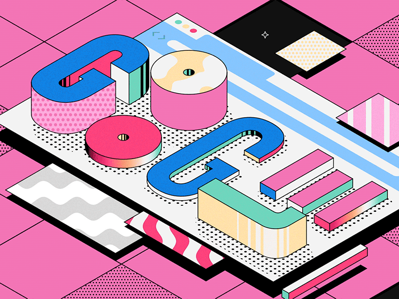 Two Fresh Explainer 3d c4d colorful explainer isometric motion