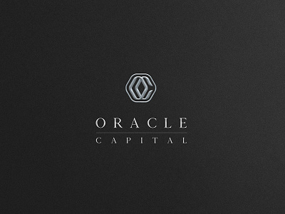 Oraclecapital capital geometric investment logo luxury sophisticate