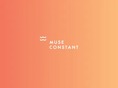 Muse Constant logo event gradient greece logo minimal muse mykonos