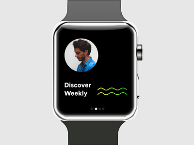 Spotify discover weekly for apple watch apple applewatch discoverweekly spotify ui watchos watchux