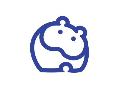 Blue hippo animalillustration animallogo artmemos bluehippo branding graphicdesign hippo hippopotamus illustration minimalism vectorgraphics