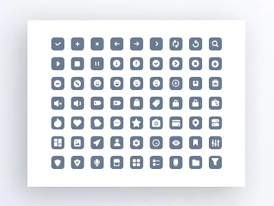Icons Collection first look app appdesign design feed iconography icons iphonex market shop ui ux