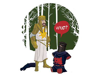 Monty Pithon draw monty python tha holy grail the black knight