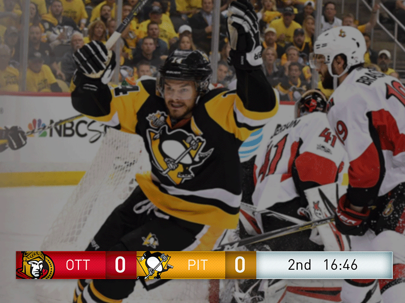NHL Score hokey nhl score sport stats tv ui