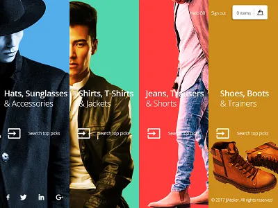Fashion store selection screen Interface concept artwork behance dribbble iconography illustration interface mobile app ui ui designer user interface ux ux designer