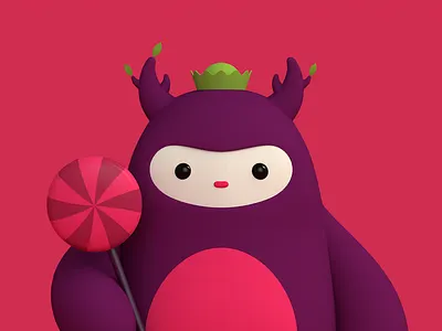 Imaginary Friends 3d c4d cgi charater cute monster