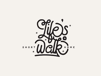 Short Walk Home doodle field notes hand drawn illustrated illustration lettering rough scribble sketch type typography