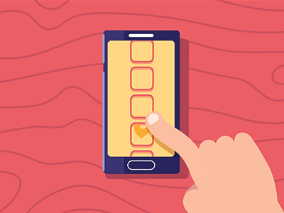 Check , check , check , check ......... animation color design emanuele graphic hand loop marani motion smarphone