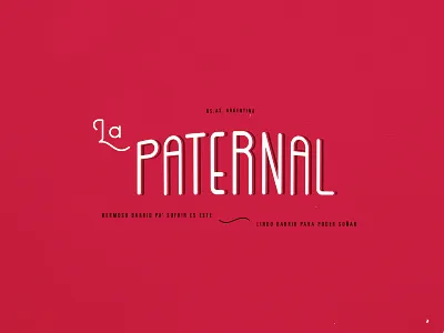 Neighborhood Porteños barrios calligraphy font handlettering lettering logo neighborhood type typography vectors