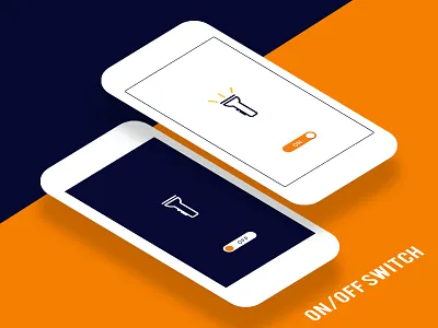 On/Off Switch for Torch App. app dailyui off on switch torch ui ux