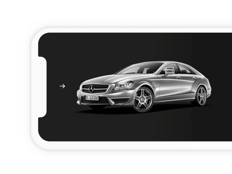 Iphone x - notch animation clean design iphone notch iphone x mercedes app mercedes benz mobile design mobile ui notch notch animation notch transition