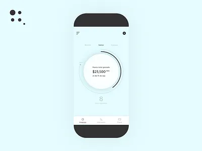 BGI. app clean design fintech simple ui