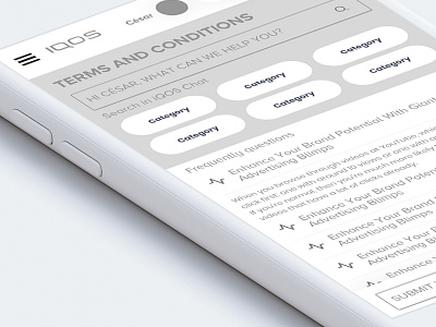 iQOS Wireframe iqos mexico wireframe