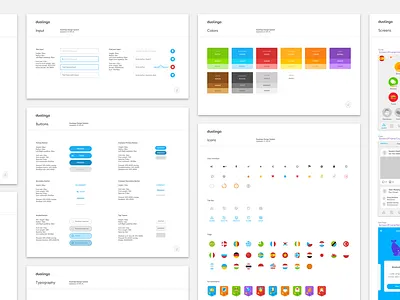 Duolingo Design System 1.0 brand branding color design duolingo elements freebie guidelines manual palette styleguide system