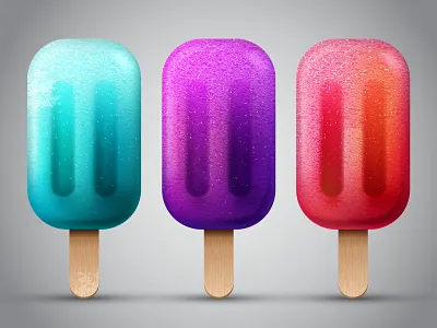 Paletas colors dessert ice cream illustrator paleta popsicle summer sweet vector