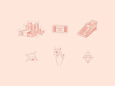 CountLess Icons accountant branding icons illustration money