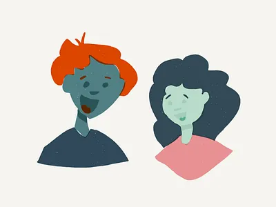 Ron and Hermione character design harry potter ipad paper sketch