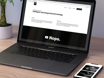 Unknown.Studio 2.0 black and white clean minimal modern portfolio site typography web design website