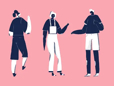 Lullaby Theories: Episode 2 Characters animation cell character character development design hand drawn illustration unique