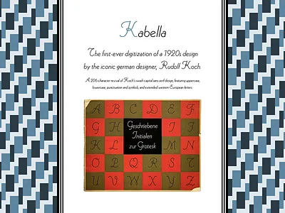 Kabella (FREE!) typeface font type design typeface typography