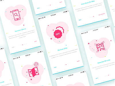 Onboarding screens coupon find store ios map nearby offer onboarding