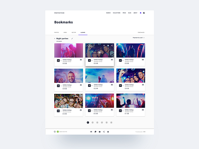 Photo stock. Bookmarks. bookmarks page ui design ux design web design