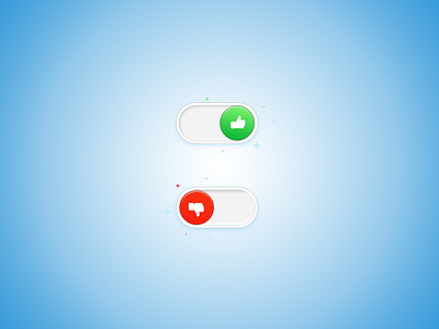 Daily UI challenge #015 - Switch Buttons...!! app button clean dailyui illustration interface mobile off on switch ui user