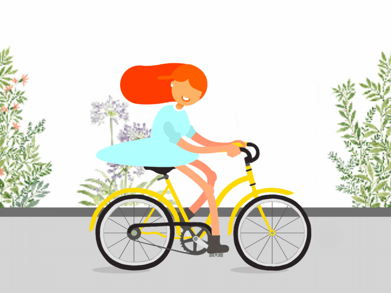 The fun of cycling gif