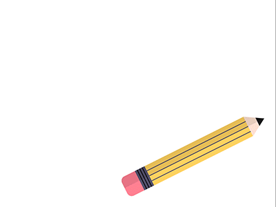 Infinite Pencil animation design drawing funny graphic icon illusion infinite motion pencil