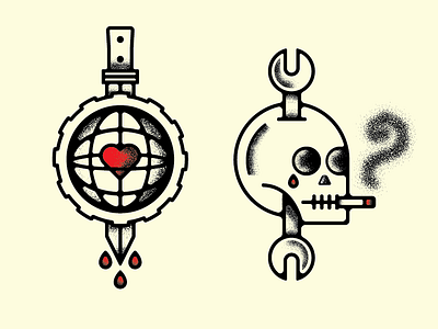 Place Beyond the Pines Icons heart icon icons knife logo movie place beyond the pines skull tattoo wrench