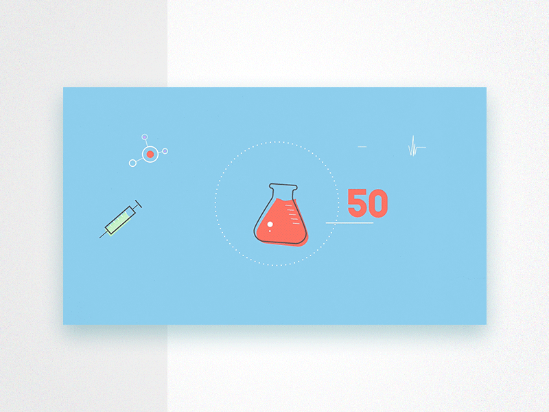 Research Animation animation hospital icons illustration lab