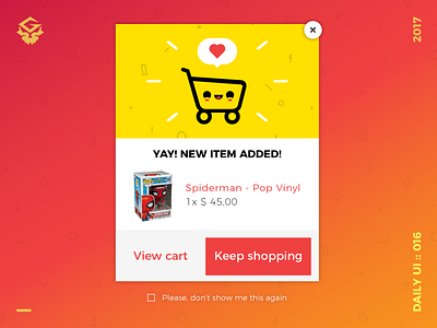 Pop-Up | #dailyui #016 016 cart dailyui illustrator pop up shop web