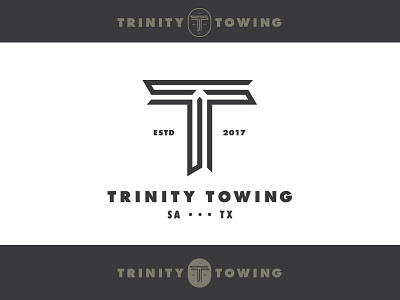 Trinity Towing Logo v2 3 design graphic logo t trinity type