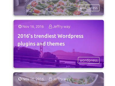 Parvaz - HTML Popular Posts Widget bootstrap css html template theme widget