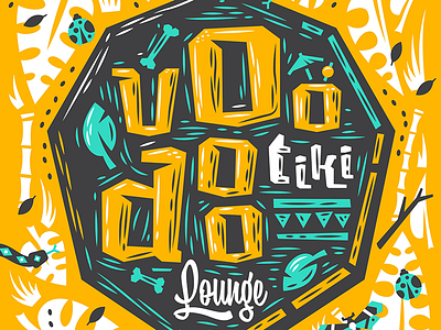 Muskeg X Kendrick Kidd — Voodoo Tiki design font illustration layout losttype muskeg tiki typedesign typeface voodoo