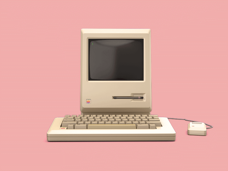 Vacation Manor Lyric Animation animation computer music pink retro vacation manor vintage
