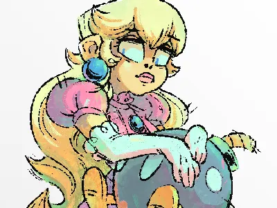 Princess Toadstool mario bros princess peach toadstool