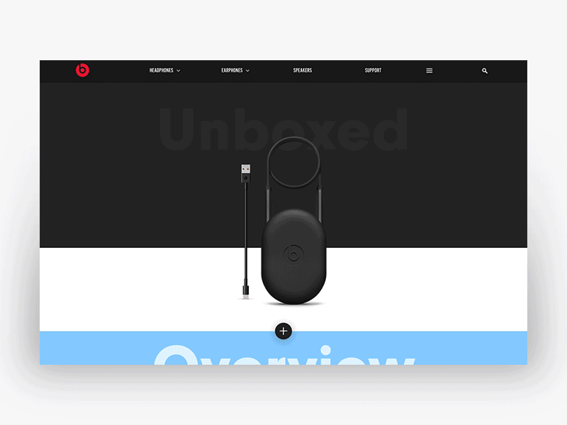 Unboxed Module beats by dre parallax ui unboxed ux