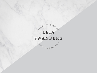Personal brand mark badge logo logomark personal branding te type typography wordmark